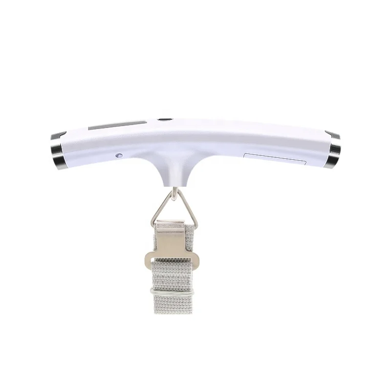 HSUEL Digital Hanging Luggage Scale Travel Portable Weigher Arctic White with Backlit LCD Display Australia Anti-slip screw