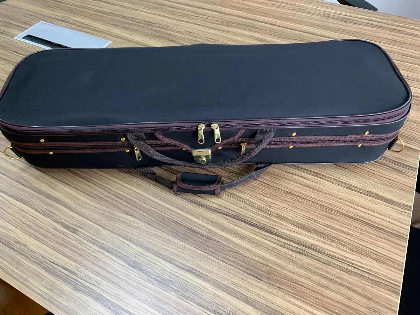 Заводская цена серый цвет прямоугольный продолговатый квадратный пенопластовый светлый скрипка жесткий Музыкальный Чехол для