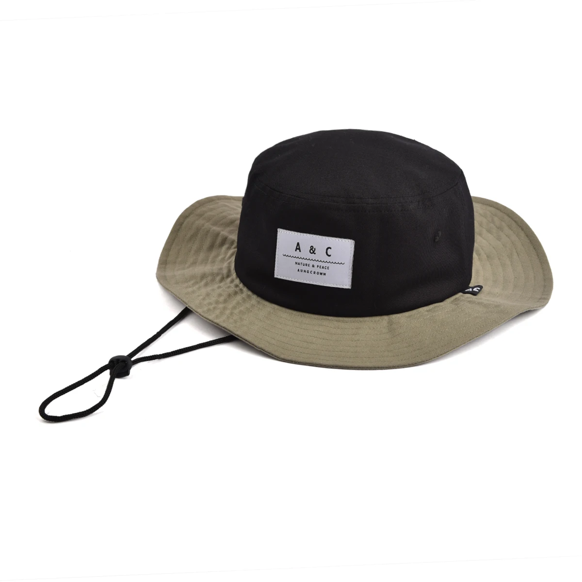Hot sale wide brim fisherman hat oem odm customized logo fishing outdoor hiking cap bucket hat