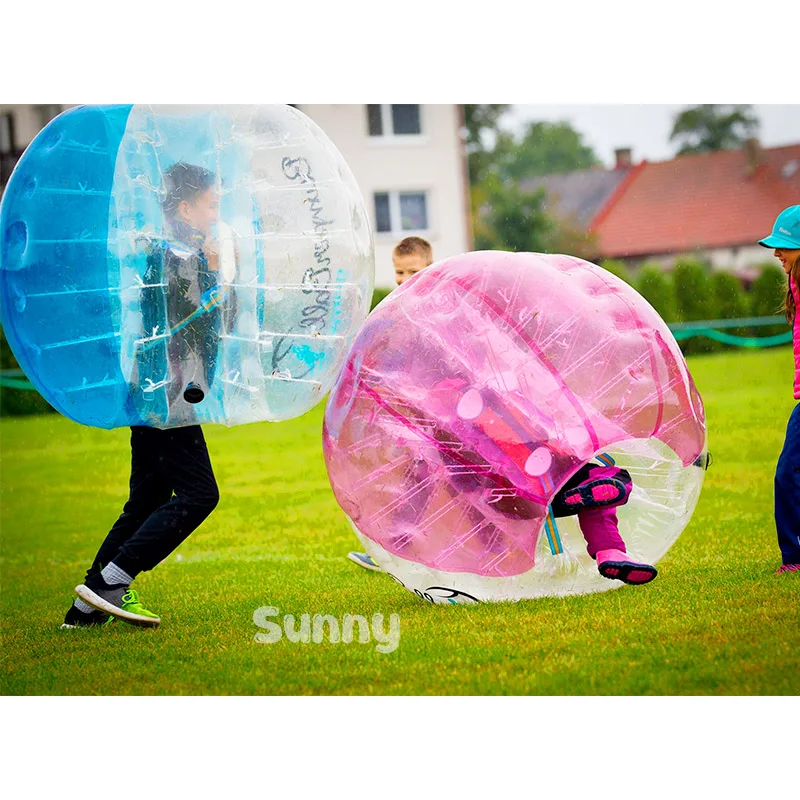 Group Activities Play Adult Tpu / Pvc Body Zorb Bumper Ball Suit Colored Inflatable Football Game Bumper Ball