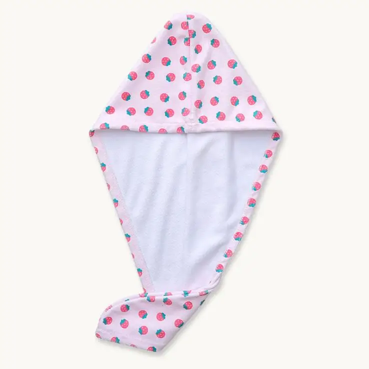 
Fruit Print Quick Dry Hair Towel Wrap Microfiber Hair Towel 