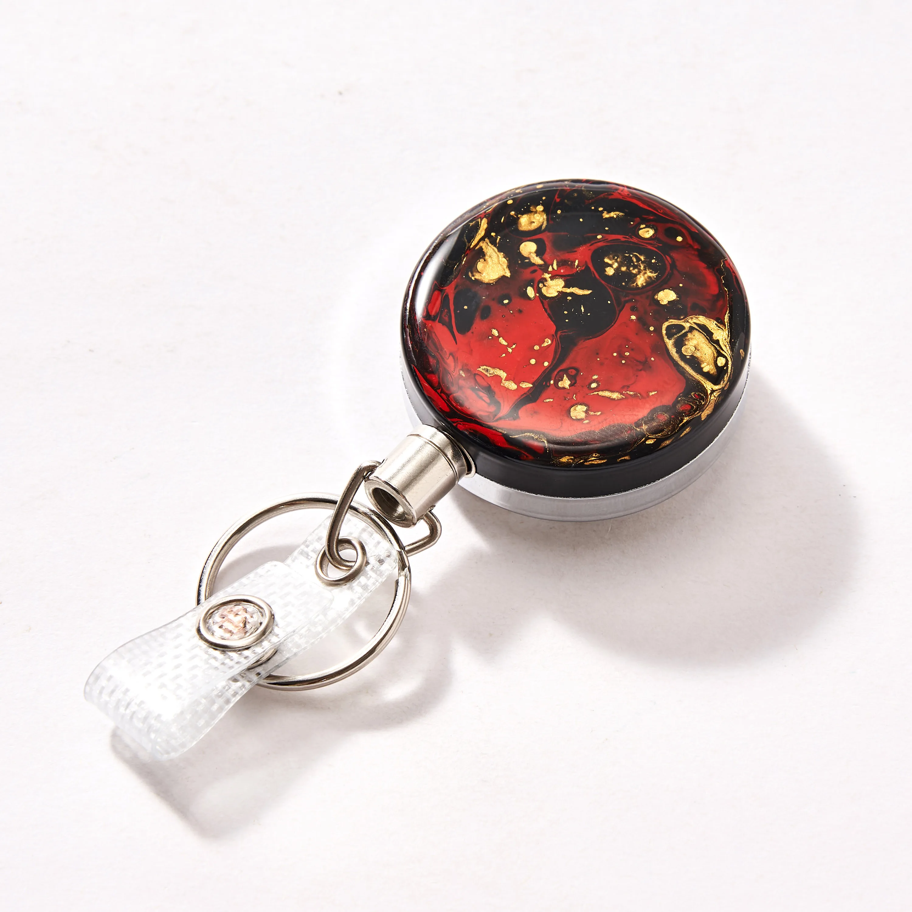 Bestom ID Reel Badge Holder Heavy Duty Retractable Customized YOYO Nurse Badge Reel