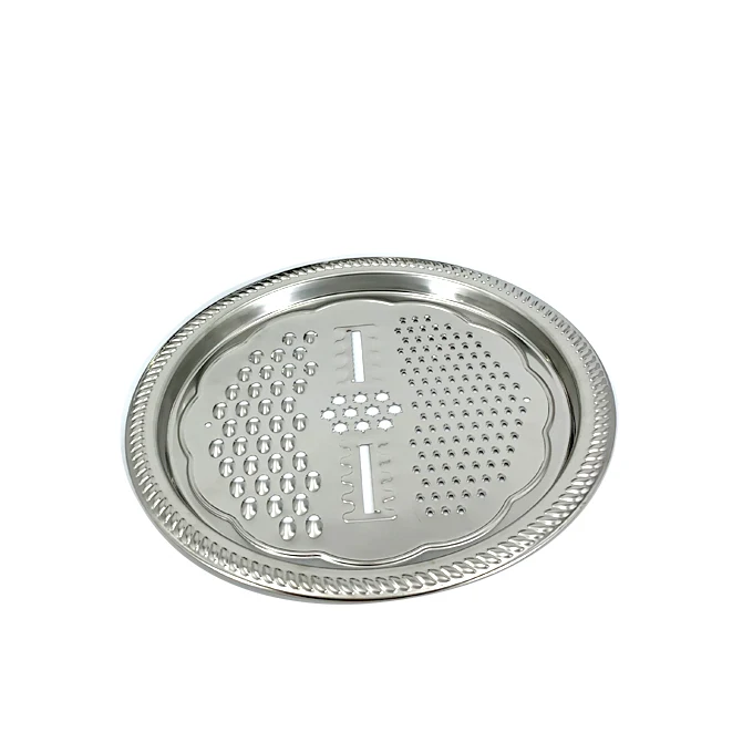 Stainless steel carrot grater set with rice sieve grater plate