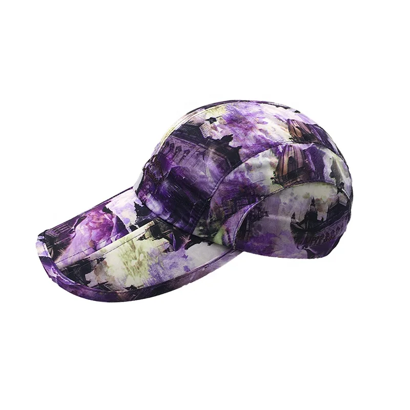 2020  Manufacturer hot selling foldable quick dry hat embroidered baseball cap