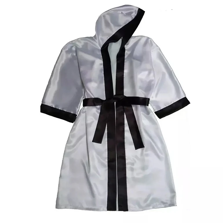 Custom Design Boxing Robe With Hood For Boxing Match Cheap Price Boxing Robe Gown With Custom Designs
