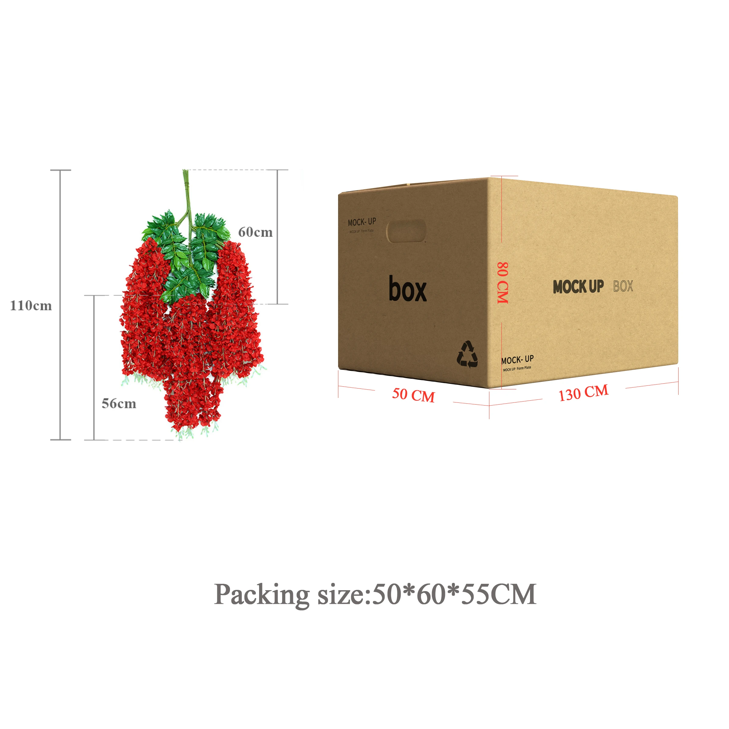 Imitation Ivy Artificial Wedding Ceiling Decoration Faux Silk Green Pink Fake Wisteria Hanging Flower Vine Garland