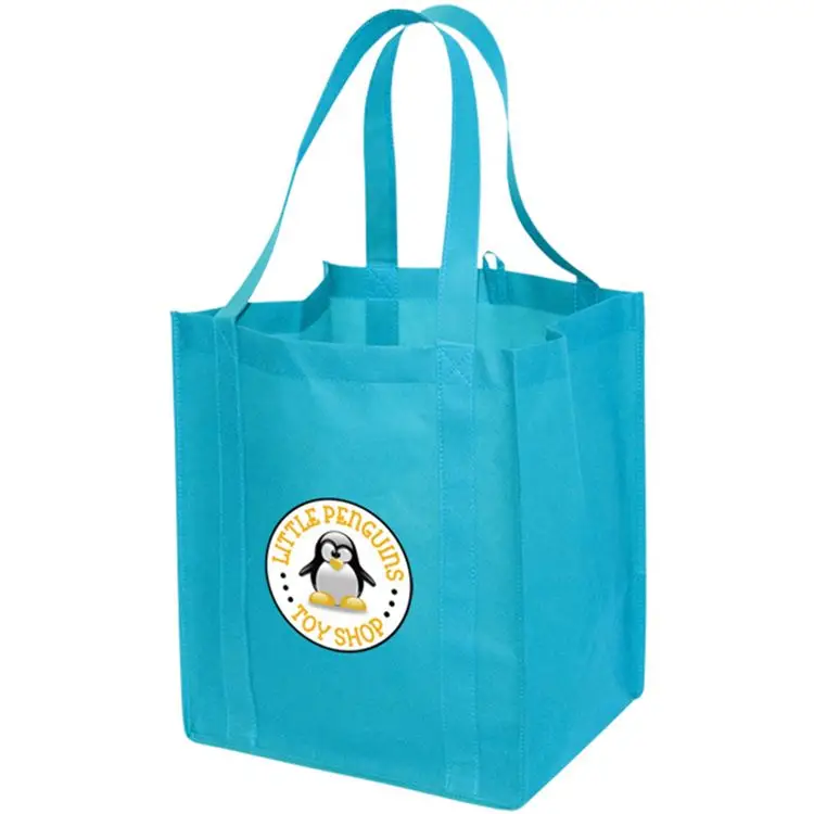 China Biodegradable Shopping Polypropylene Tote Non Woven Bag, Custom Logo Printed Reusable Bag