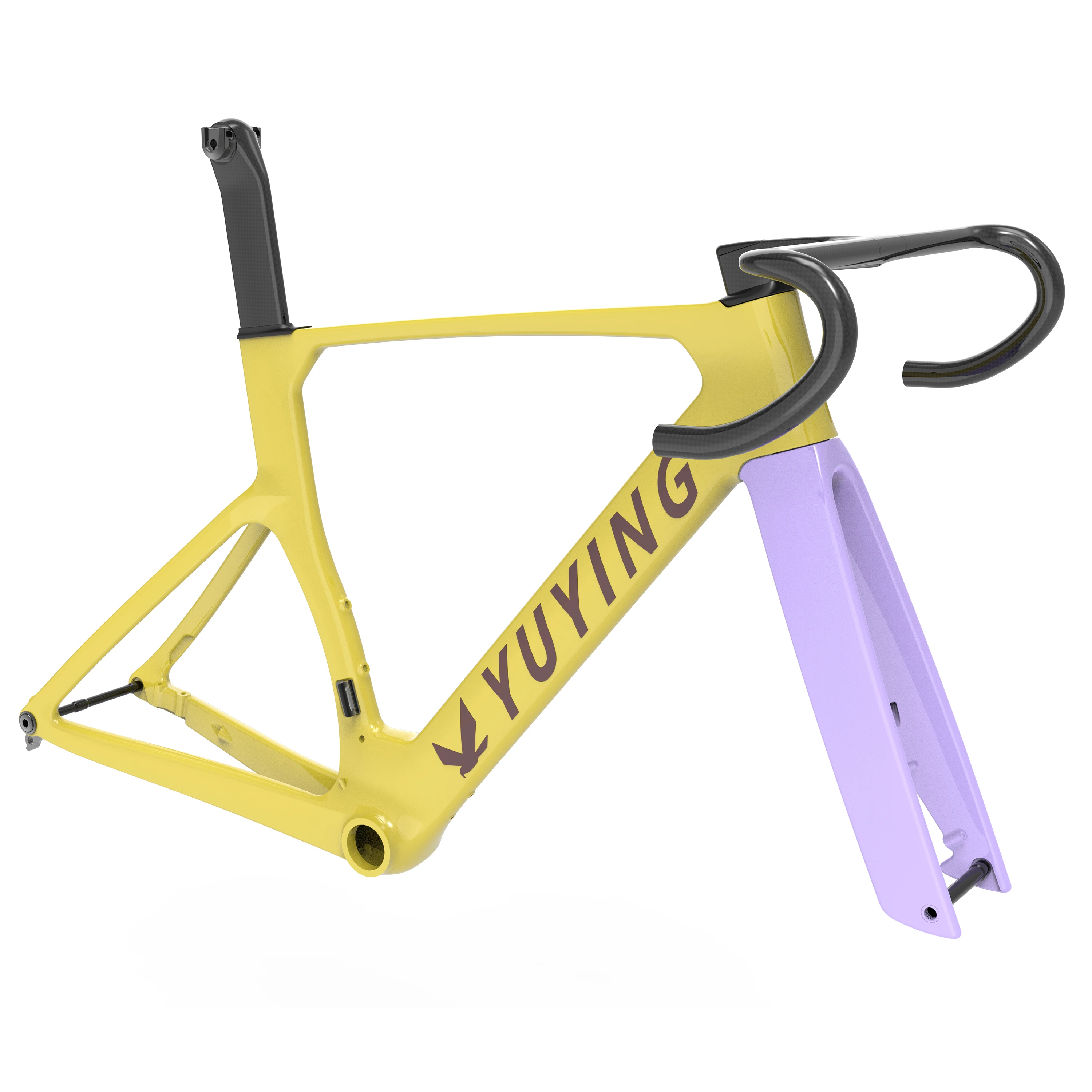 Aero design ODM frame and fork xs/s/l/xl size super light frame sets
