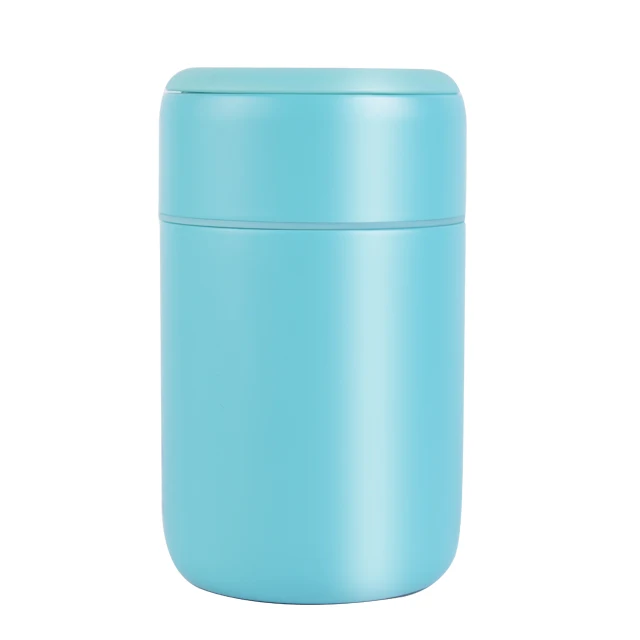mini 500ml kids school double wall vacuum thermos insulated stainless steel food jar flask for food warning