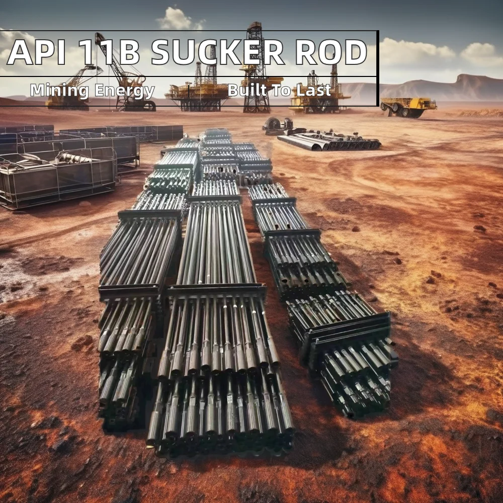 API 11B Corrosion Resistance Grade D Sucker Rod for Oil Well Drilling New Drill Tool