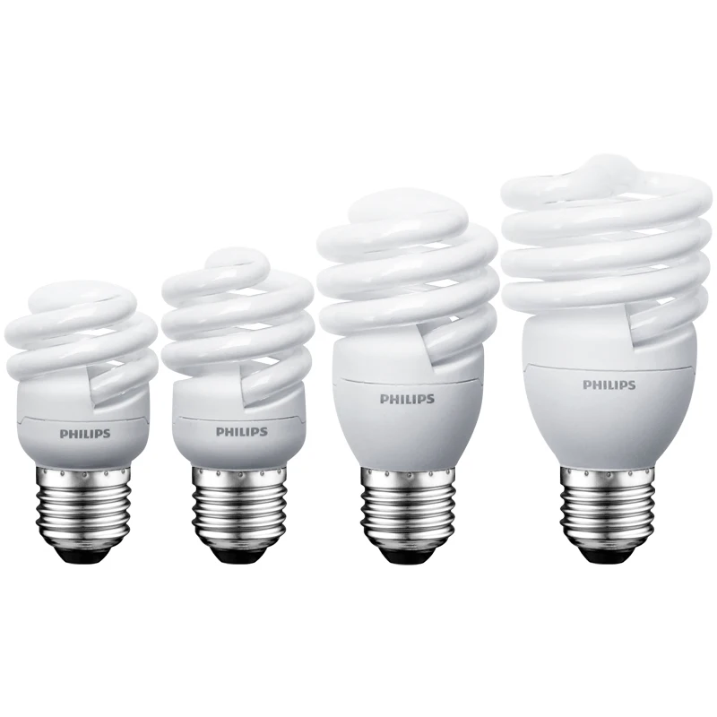 Энергосберегающая лампа Philips бытовая сверхъяркая спиральная e27e14 винтовая 8 Вт флуоресцентная
