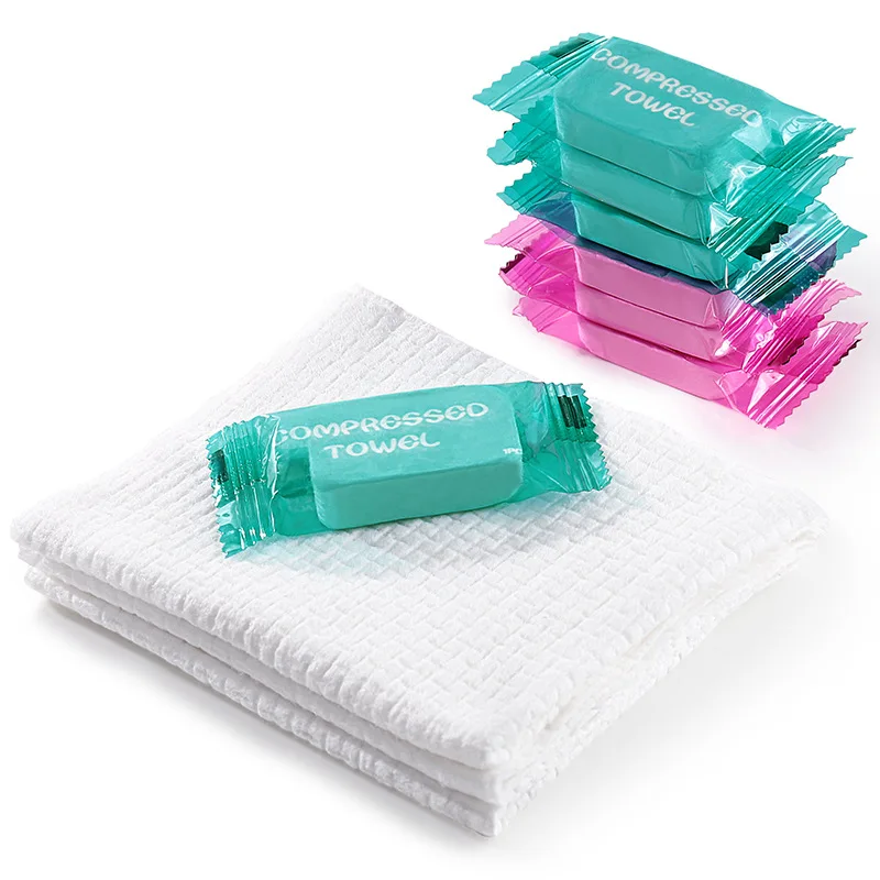 Compressed towel travel disposable face towel portable  cleansing towel thickened and enlarged