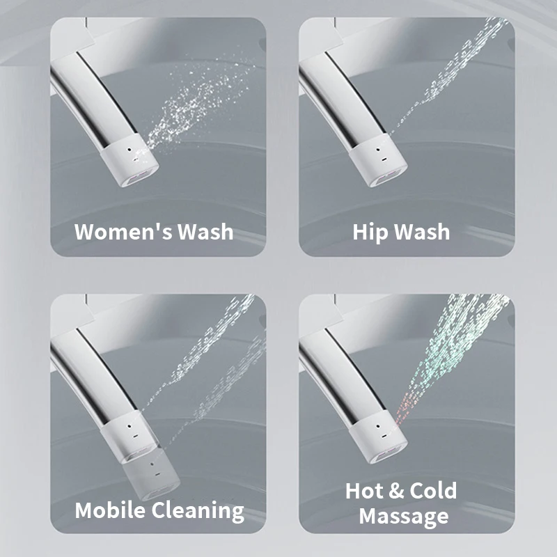 Factory hot sale smart toilet one-piece automatic flip lid waterless toilet instant hot silent lighting