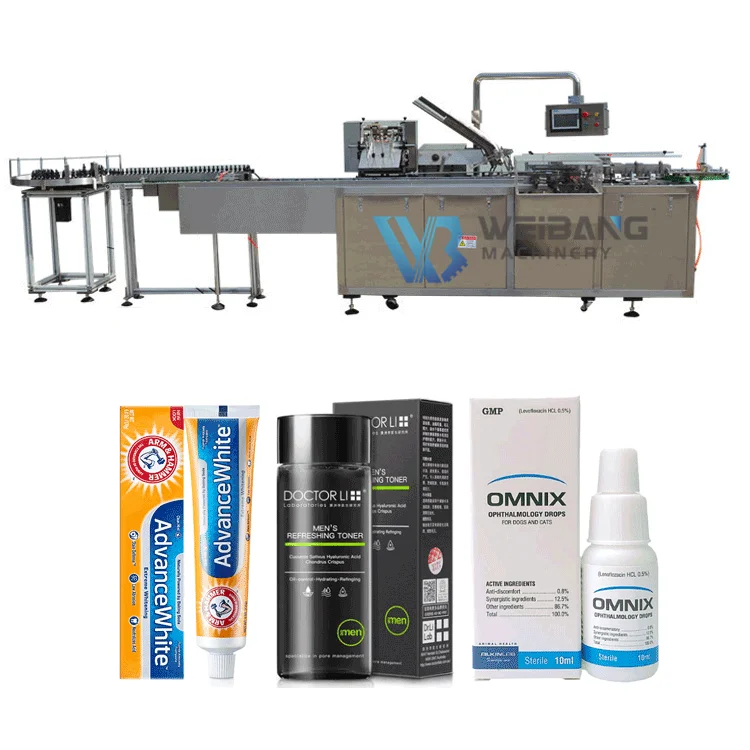 WB-120WZ Brand new Box Packing Machine unguent carton box packing machine with CE certificate