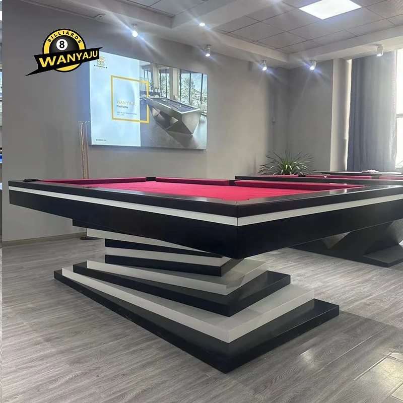 Factory Outlet Solid Wood Multi Game Table Combo Billiard Table Chinese 8FT 9FT Slate Luxury American Modern Styles Pool Table