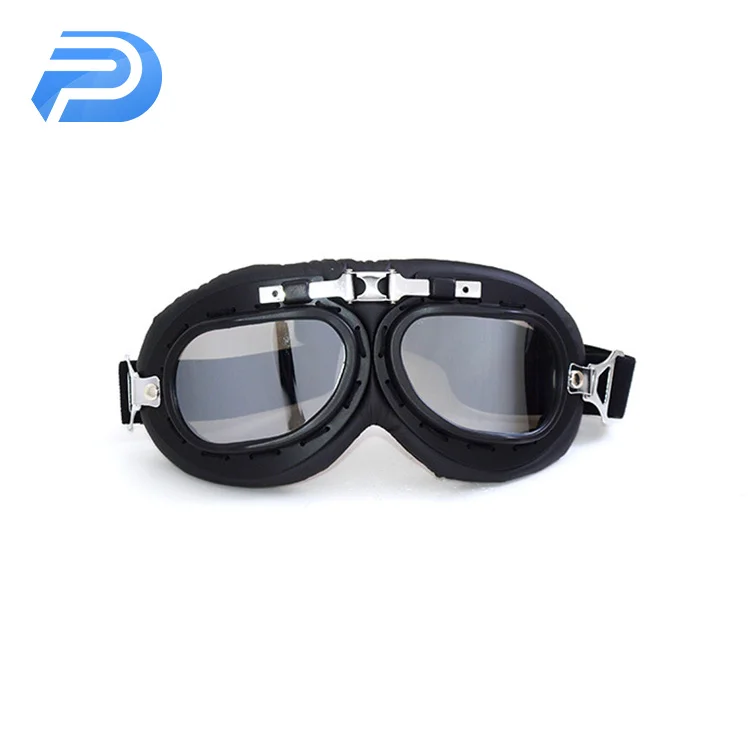 UV400 CE leather motor bike glasses riding helmet glasses for women men