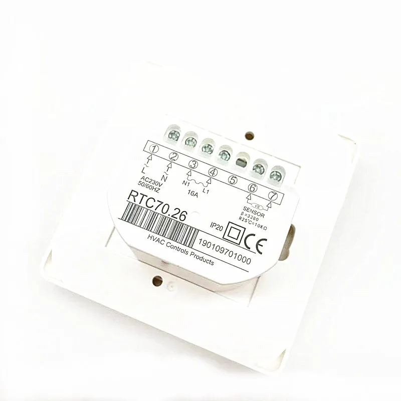 floor heating Water Heating System temperature thermostats 10A/3A ABS material