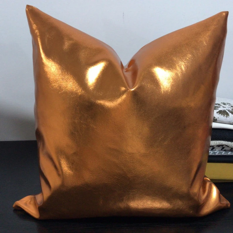 American modern leather sofa cushion for home decorative cushion cover pillowcase