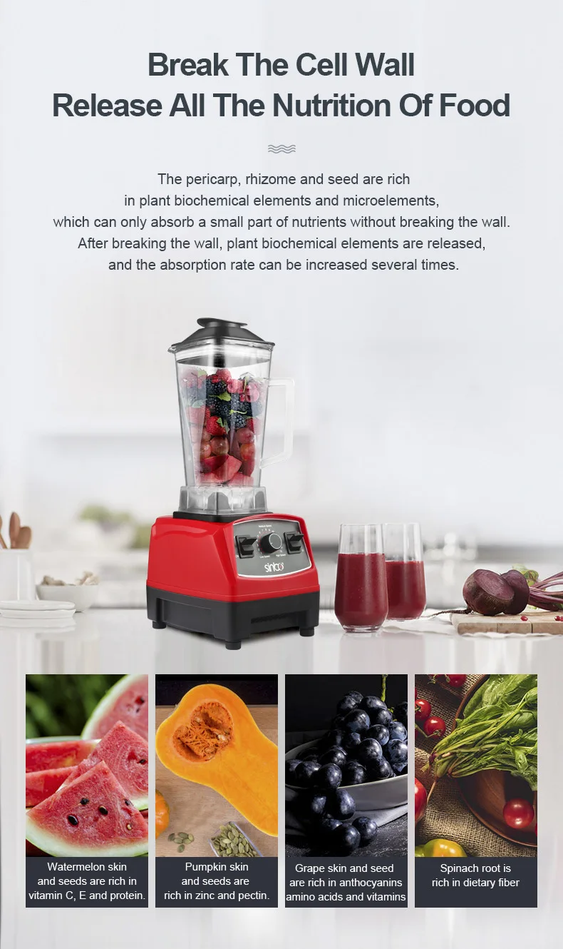 Professional small kitchen appliances fresh juicer smoothie blender smoothie maker baby food processor electric blenders