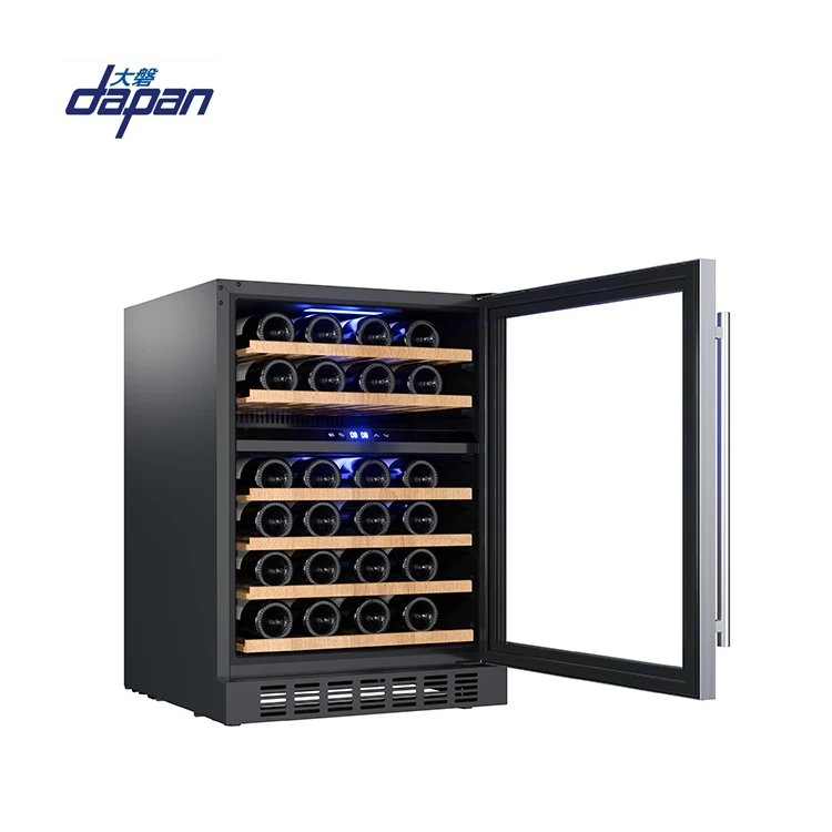 46 bottles dual temp wine cooler mini compressor wine cooler best wine cellar coolers
