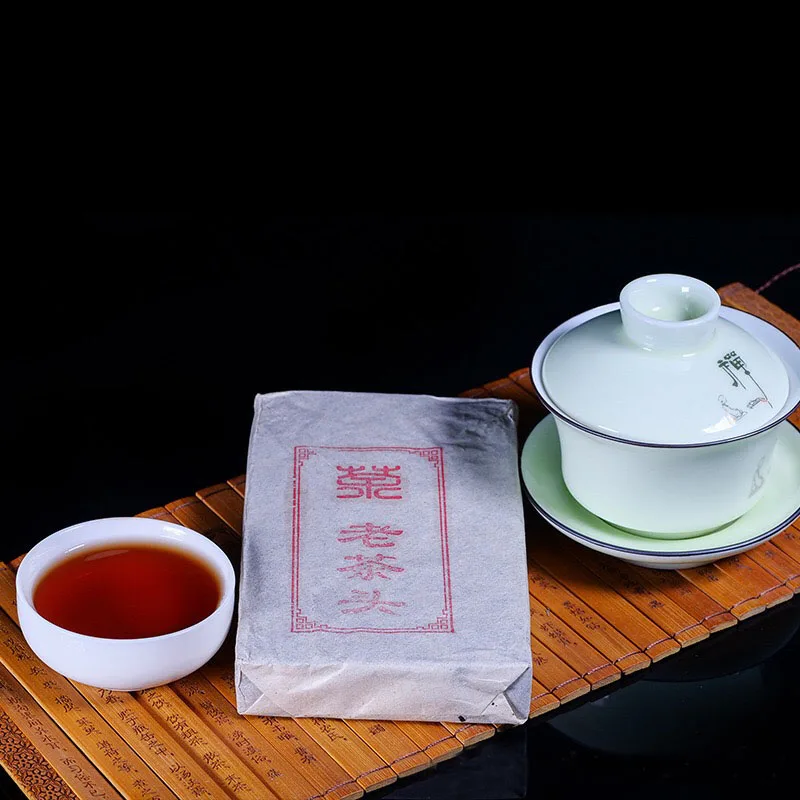 250 gram shu puer tea brick Lao cha tou 2009 year yunnan puer fermented cha zhuan