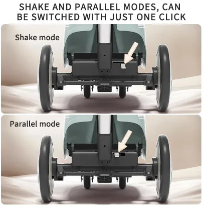 JXB New Arrival Easy To Switch Modes Ride Toy High Landscape Lightweight Children Rocking Cart For Children To Ride