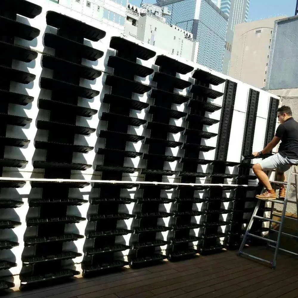 hot selling  vertical garden HydroBricks green wall system living wall  vertical planting shelf