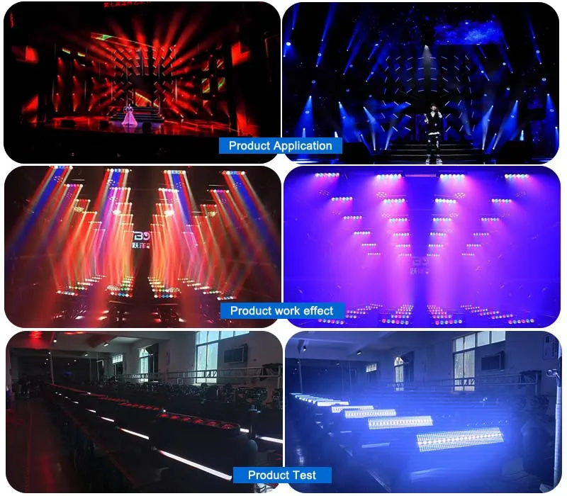 Управление пикселями 6x60 Вт движущаяся Светодиодная панель Dmx сценическое освещение RGBW моющаяся головка со стробоскопической поверхностью