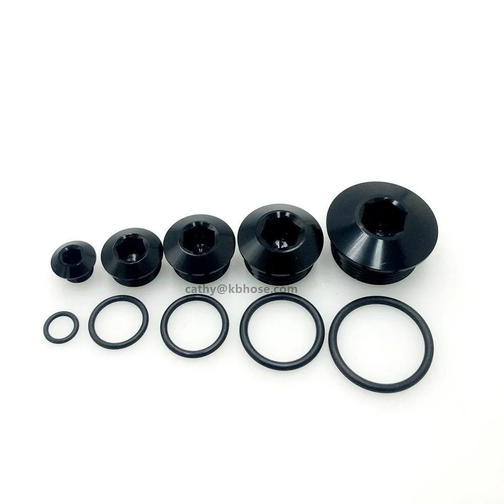 Высокопроизводительный анодированный алюминий AN3 4 6 8 10 12 16 20AN штекер порта штепсельной вилки Allen Bung блокирующий адаптер