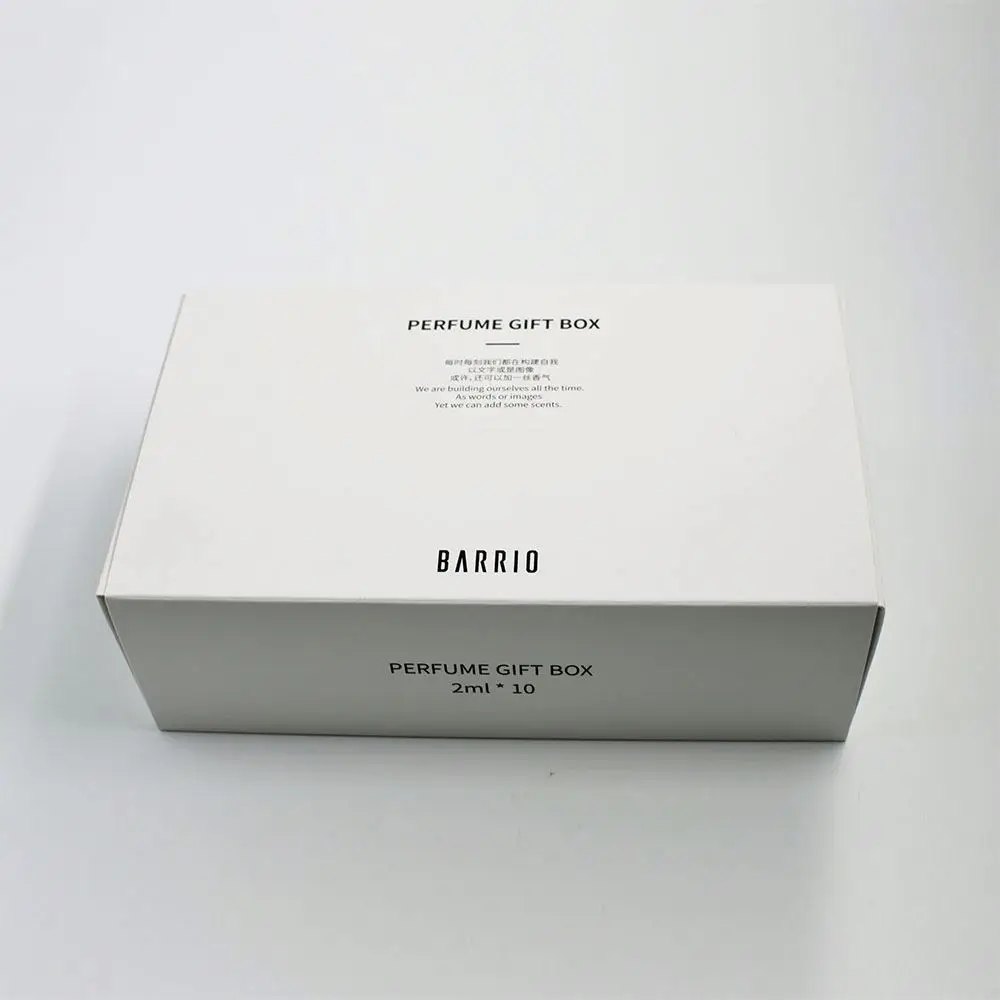 FTS Factory wholesale hot stamping pink birthday gift lipstick perfume packaging gift box