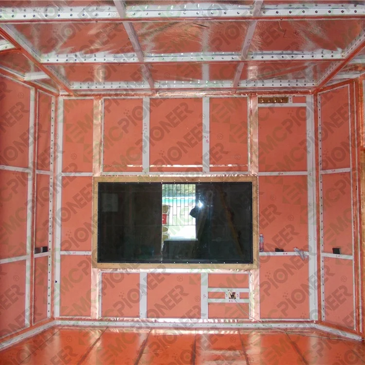 EMCPIONEER, медная модульная МРТ/радиочастотная Защитная клетка Faraday