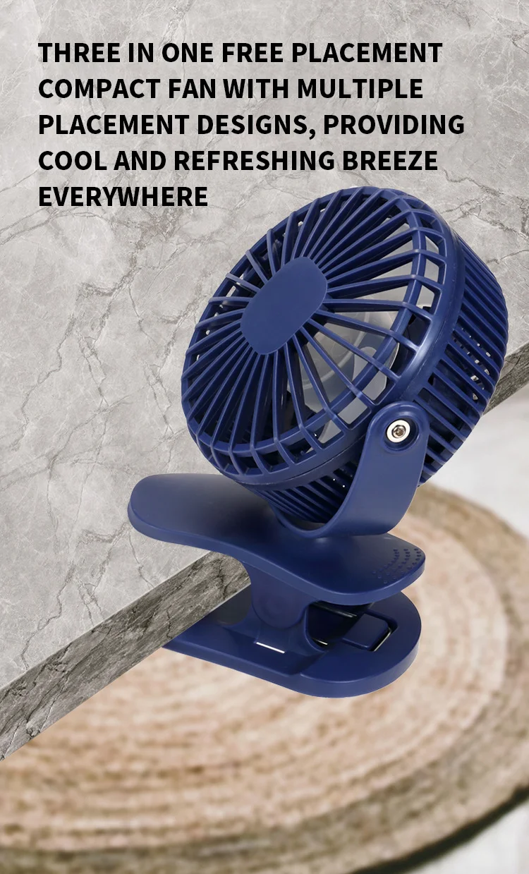 Manufacturer air Cooler Home Appliance Rechargeable Desk Clamp Fan and Vehicle Fan With USB Recharging