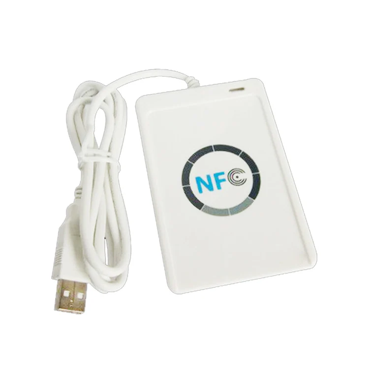 Портативный Считыватель Карт RFID 13 56 MHz ACR 122U Smart Credit Card Reader NFC USB интерфейсы связи