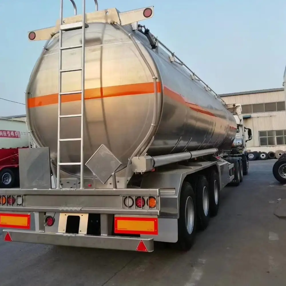 
#OYJD cheap 3axles 10pcs leaf spring fuel tanker trailer 3 compartments API value use diesel fuel oil gasoline transport on sale 