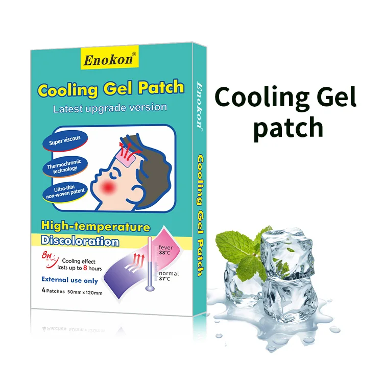 Health Care Product Adult Heat Reduce Cool Pad Hydrogel Baby Cooling Gel Patch