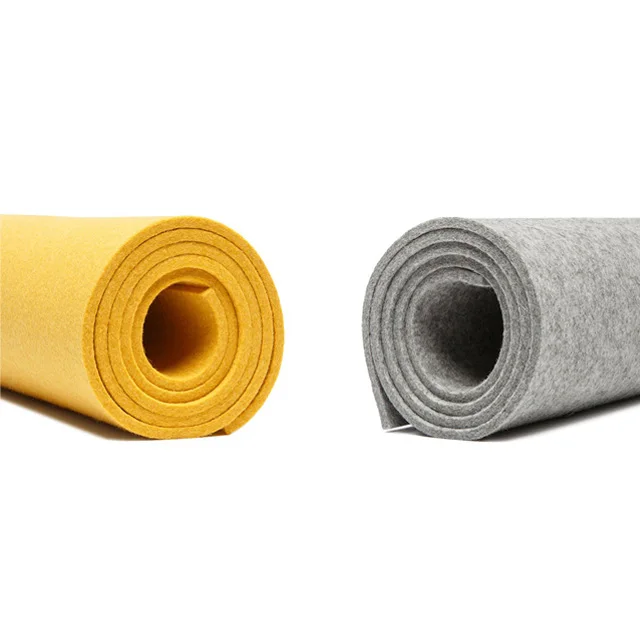 
Colored wool felt is used for decorative arts and crafts, hand-made bags and home furnishing 