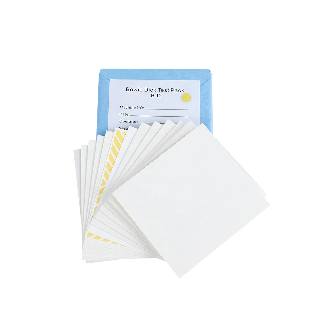 New custom cssd consumables class 2 steam sterilization autoclave integrity test bowie & dick test pack