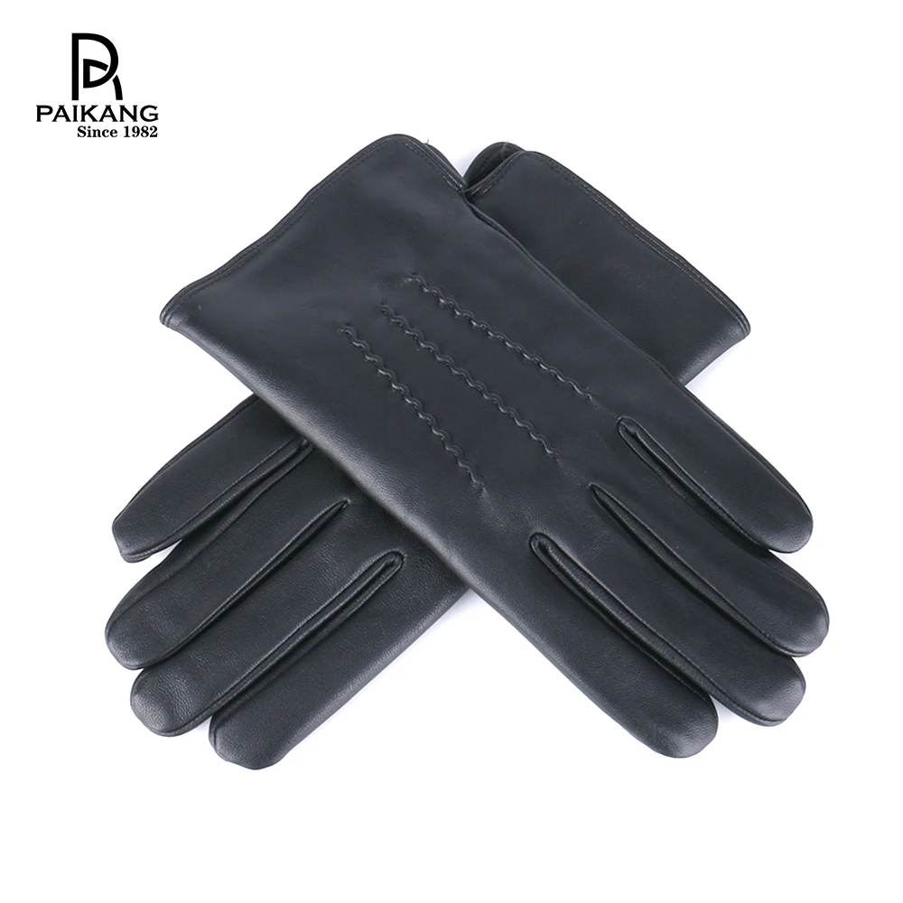 High Quality Sheep Skin Fashion Leather Gloves New Design Comfortable Driving Leather Gloves