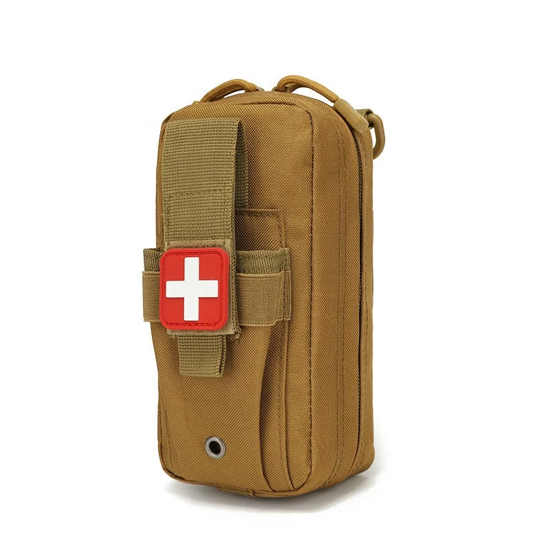 Wholesale Camouflage Molle Pouch Medical EMT Pouches First Aid Utility Bag with First Aid Patch