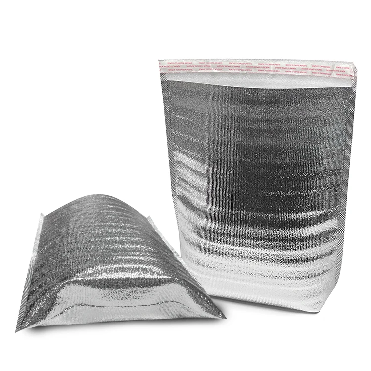 Hot disposable aluminum foil epe foam hot cold pizza disposable food packing lunch cooler delivery insulated food warmer
