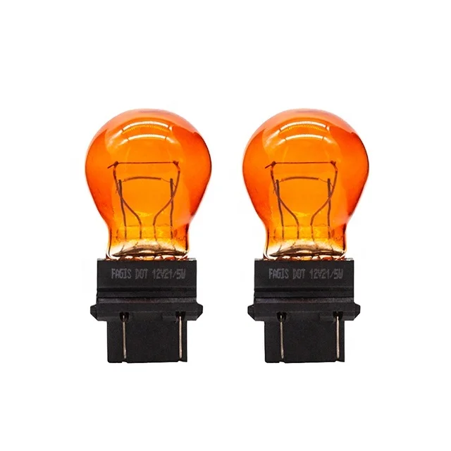 Factory wholesale 3157 signal bulb 12v 21/5w turn light yellow blue amber color