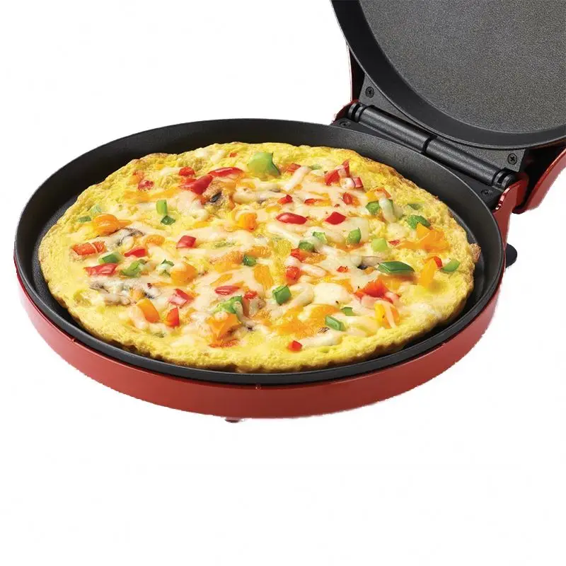 Round Non-stick Hard Anodized Coating Electric Pizza Pan DIY Food Oven Aluminum Alloy Pizza Pan of High Quality Frying Pizza Pan