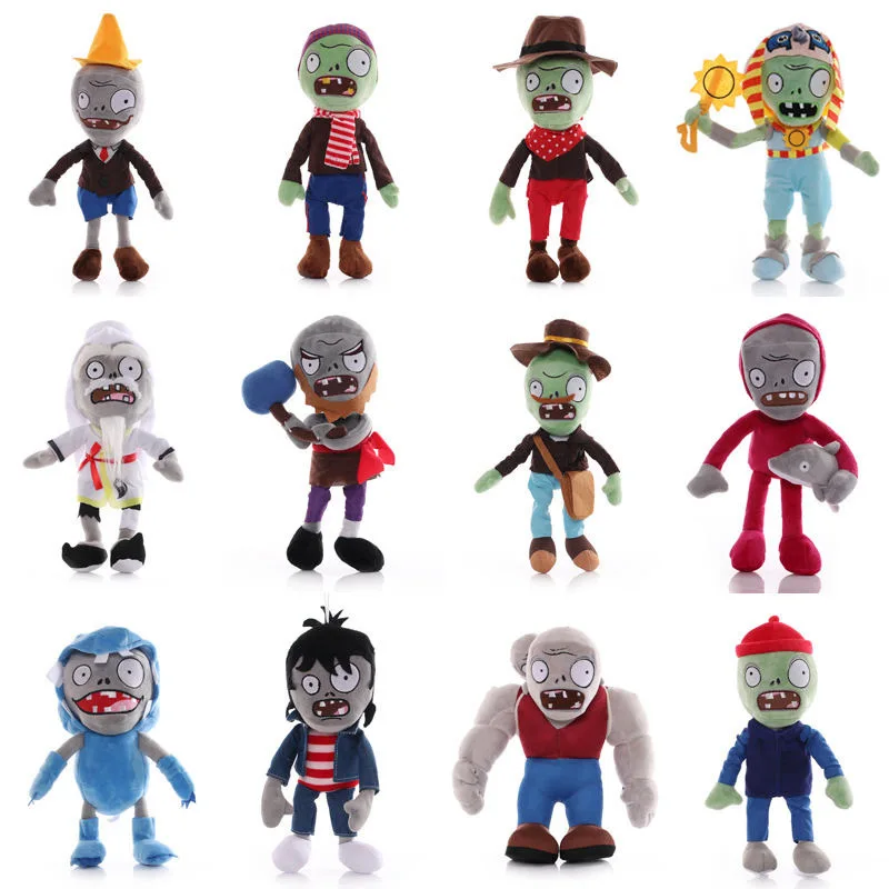 Wholesale Custom 30cm Soft Figure Doll PVZ Plush Stuffed Toys Plants Vs Zombies Stuffed Plush Toys