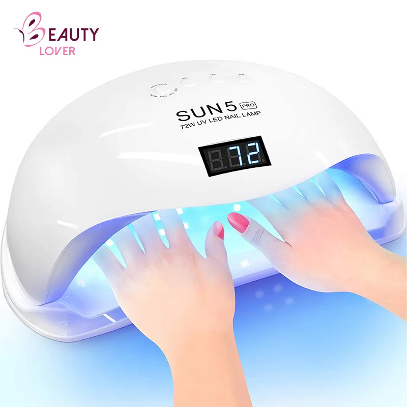 Sun White Touch Rechargeable Mini Led Uv Light Professional Nail Lamp