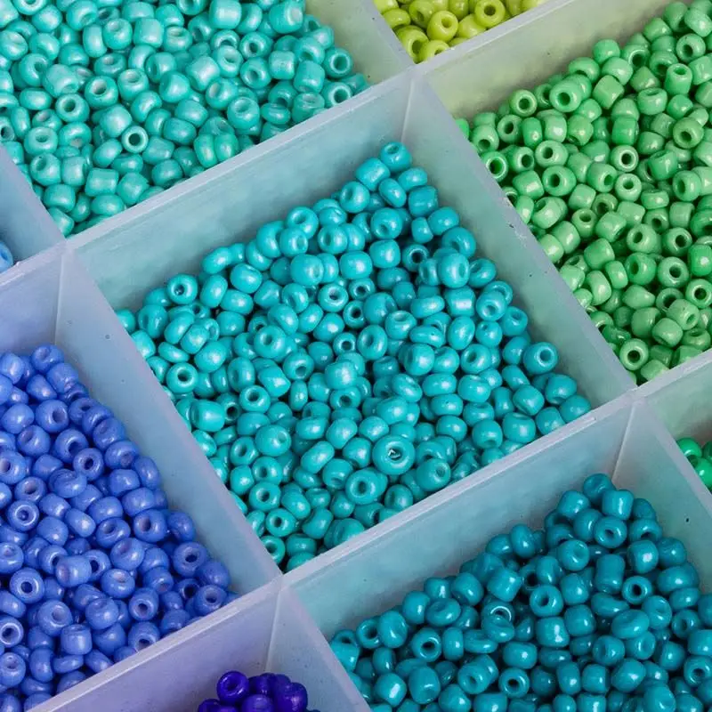 The new 2022 28 Colors Soild Color Glass Miyuki Seed Beads Set For Jewelry Making Baked Lacquer Dyed Core Beads