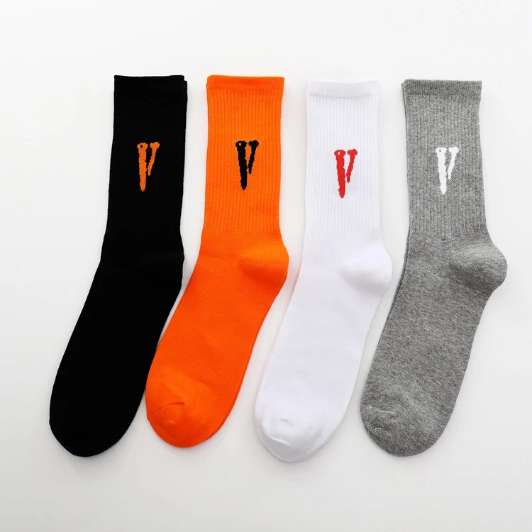 2022 Crazy Socks couple custom logo Fashion Adult Skateboarding cool sports Cotton Socks for Man