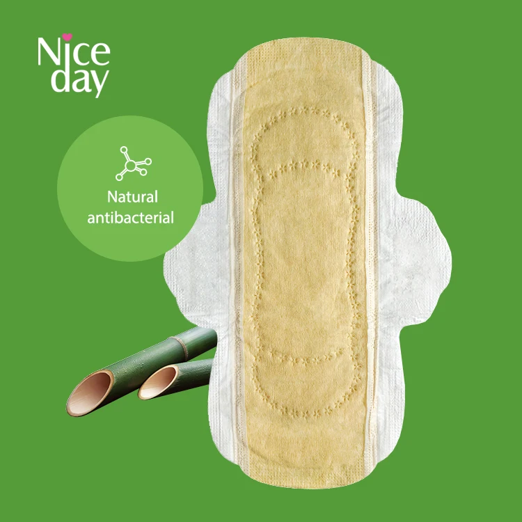 Niceday premium menstrual pads disposable bamboo fiber sanitary napkins