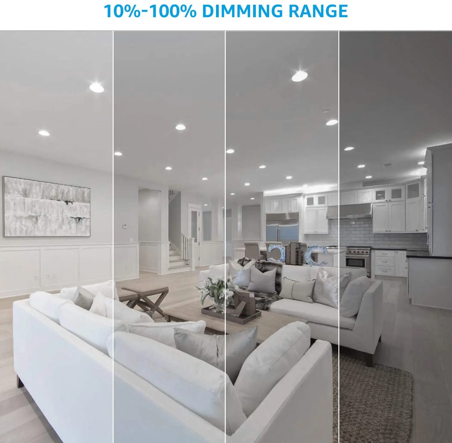 ISO 9001 Antiglare Aluminum Downlights Wholesale SMD2835 5CCT In One Led Commercial Panel Light