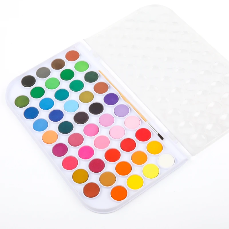 Gxin P-3104-48 48 bright colors professional non toxic water color paints set water washable color paints for beginner