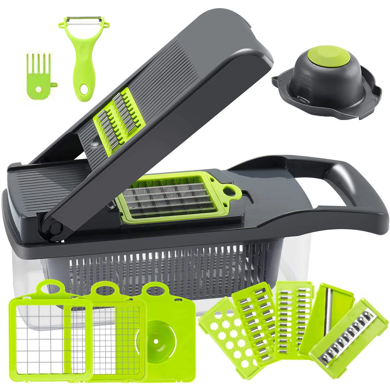 Cutter Slicer Kitchen For Fruits Plastic Manual Hand-press Food & Vegetable Chopper